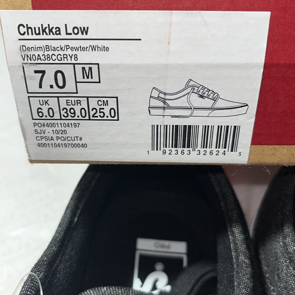 Chukka low Vans men black pewter - Picture 6 of 7